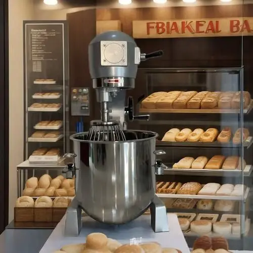 

Heavy Bakery Dough Mixer Automatic Self Tipping Flour Blending Machine