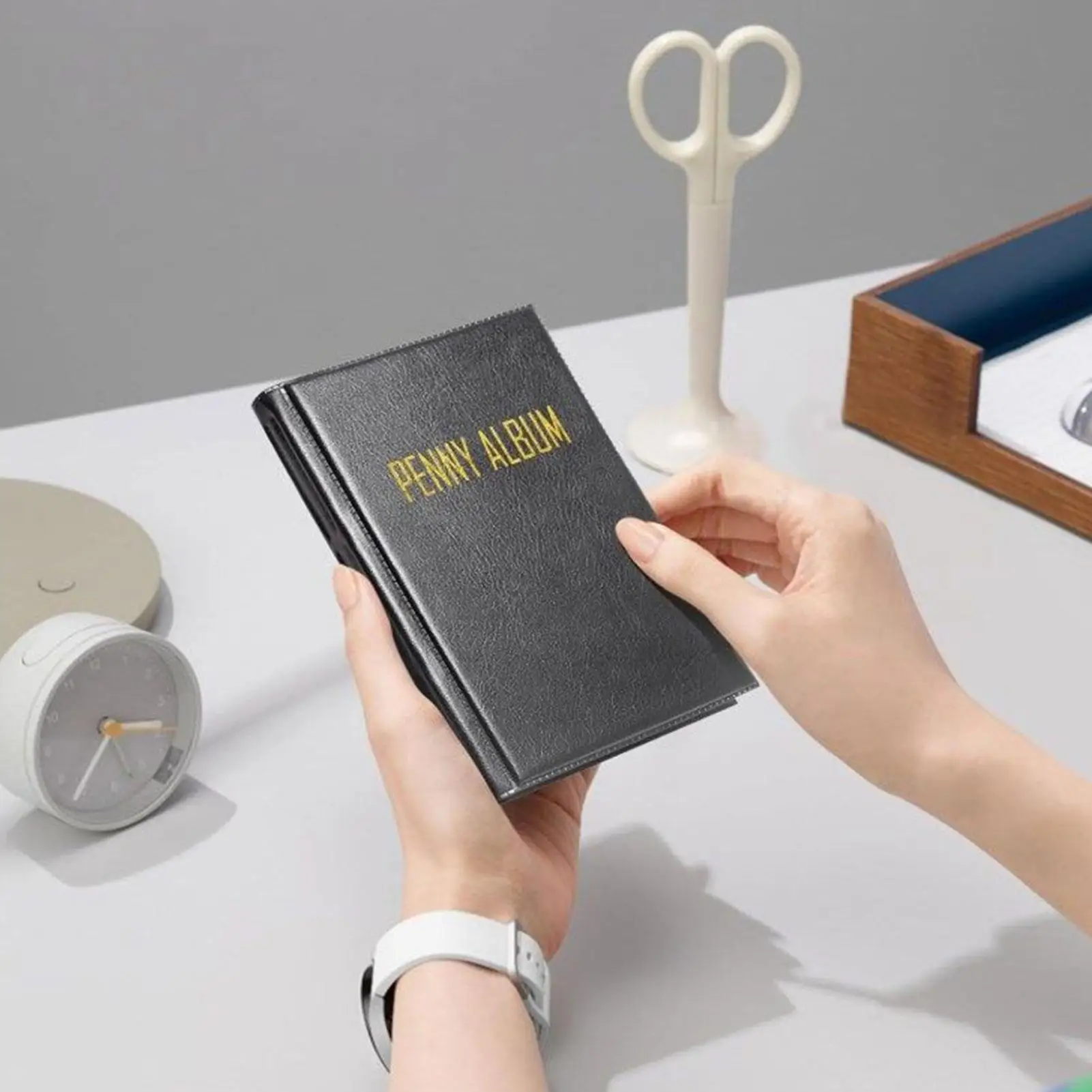 مجموعة Penny Book Penny Collection Album Hold 108 حامل تخزين منظم أموال العملات المعدنية لجمع العرض التذكاري