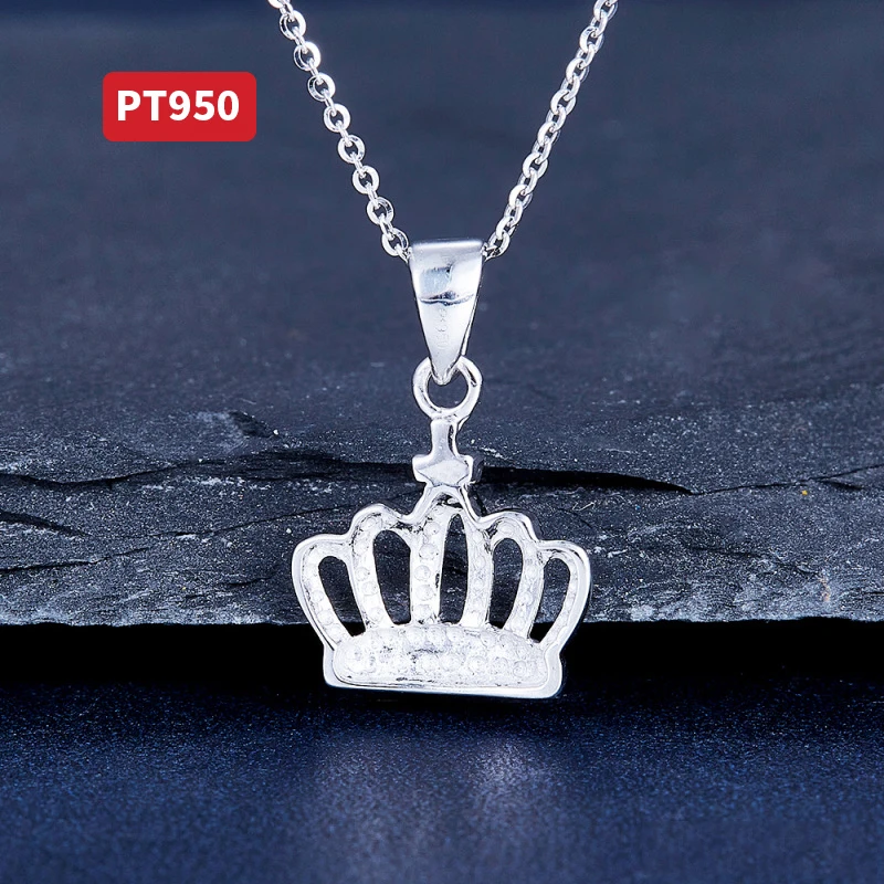 

BALRYKE Pt950 Platinum Crown Pendant No Chain