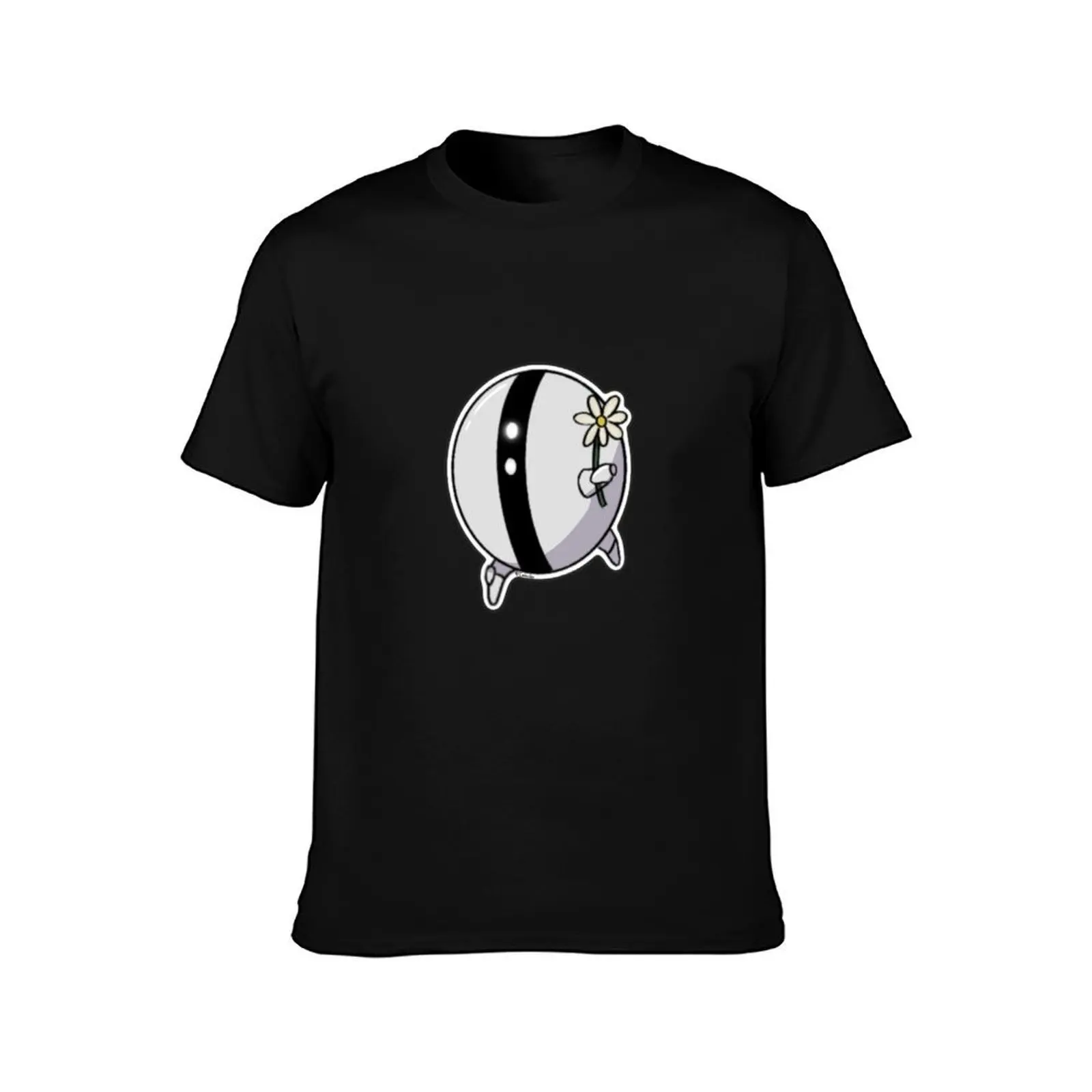 One-one holding daisy T-Shirt, Summer Casual Cotton Tee, Oversized Streetwear Tops, Vintage Graphic Print, Unisex Men Women