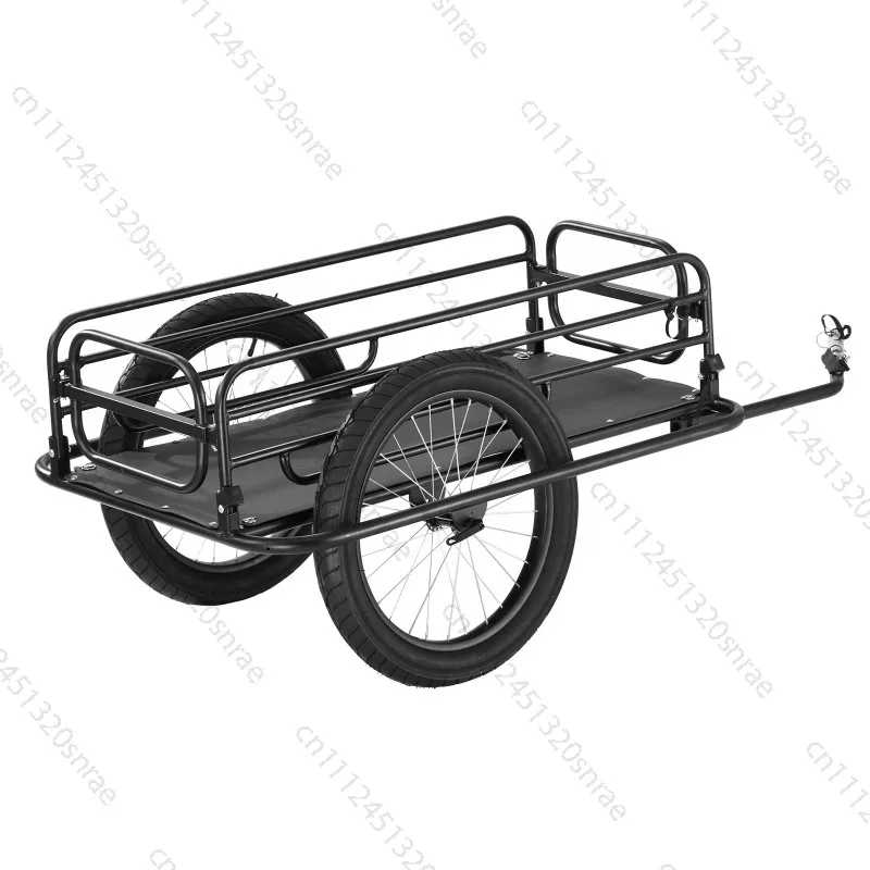 SucceBuy 275 lbs Bike Cargo Trailer Bicycle Wagon Cart Foldable Compact Storage with Universal Hitch 20