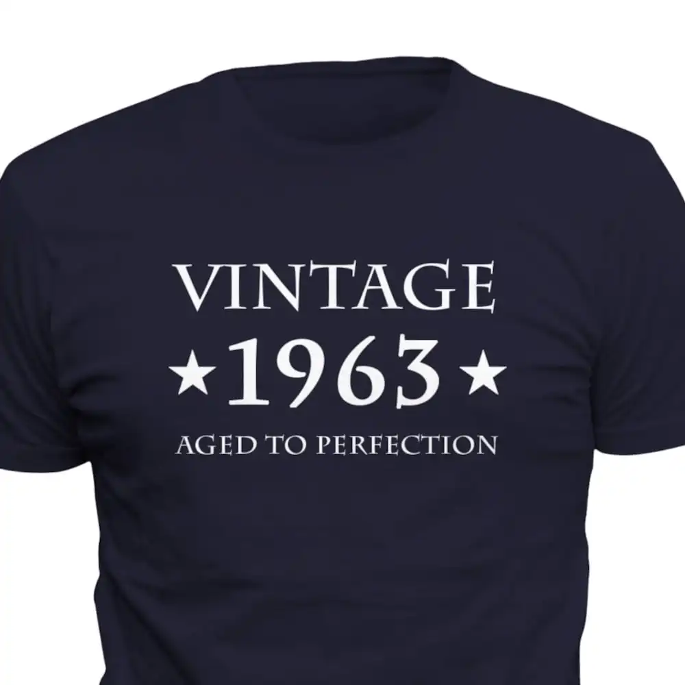 58Th Birthday Vintage 1963 T Shirt For 58 Years Old Turning Funny Idea Os283