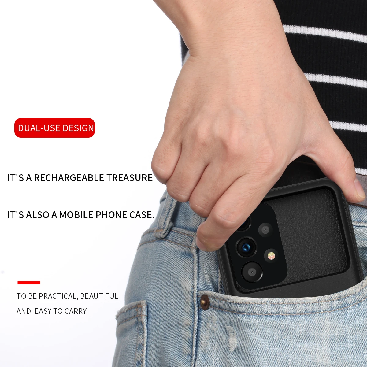 الذكية شاحن بطارية الحالات لسامسونج غالاكسي A53 A52 A52S 5 جرام المحمولة المحمولة قوة البنك بطارية خارجية شحن غطاء صندوق