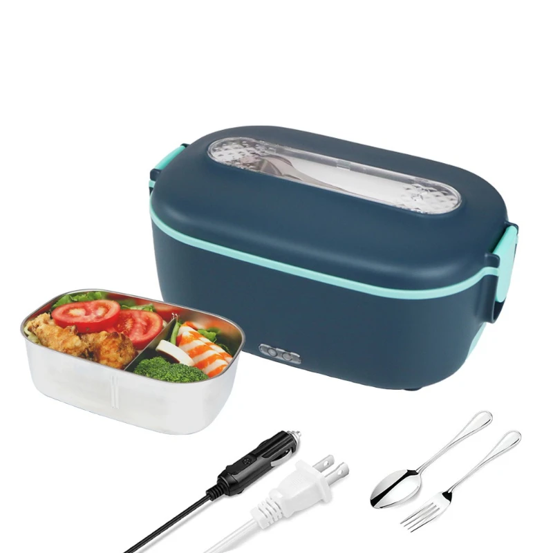 

Hot-selling 1.5-liter stainless steel electric car and household lunch box with portable bag