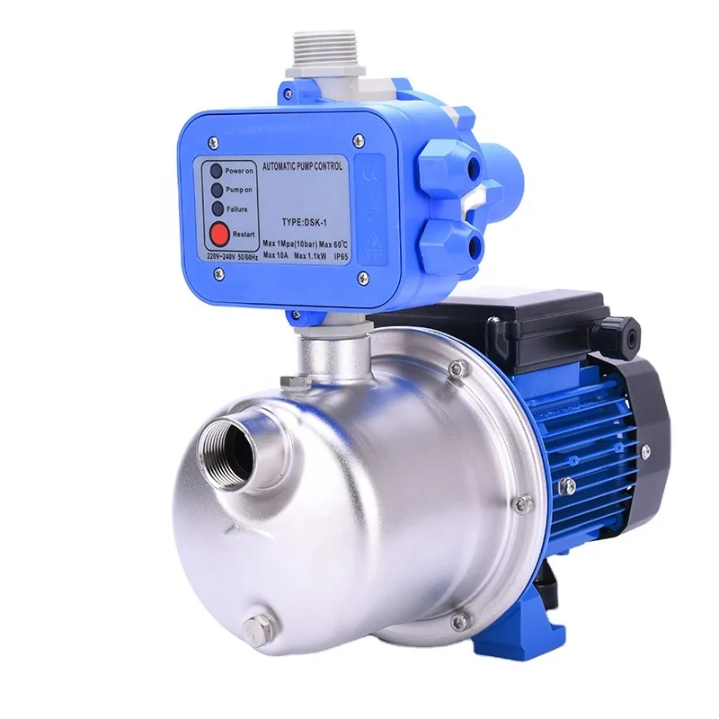 1/2 hp drinking water automatic pressure control water pump with pressure controller