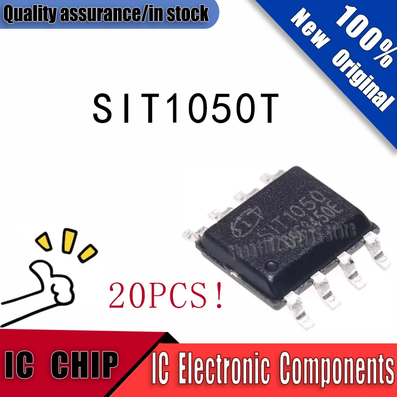20PCS  New Original  SIT1050 SIT1050T SOP-8 High-Speed CAN Bus Transceiver Chip IC Quality Assurance In Stock