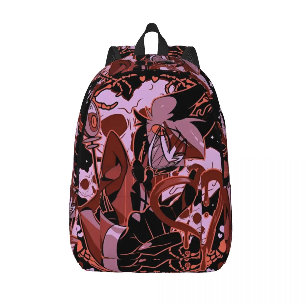 Hazbins Anime Hotels Cartoon Backpack Stylish Backpacks Youth Travel Big School Bags Design Rucksack