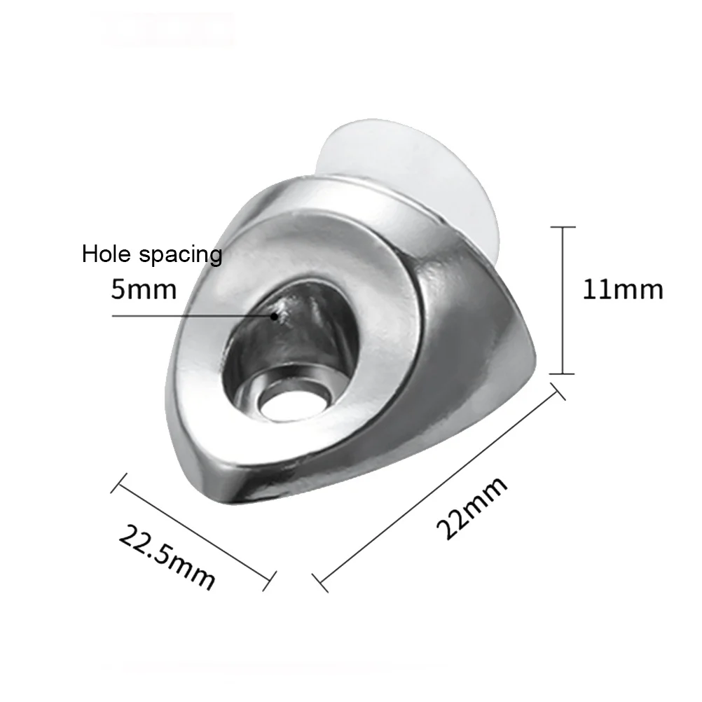 

20pcs Zinc Alloy Shelf Supports 20 Pack Glass Bracket Pegs For Wall Shelves Mounting Hardware Fixing Brackets Glass Shelf