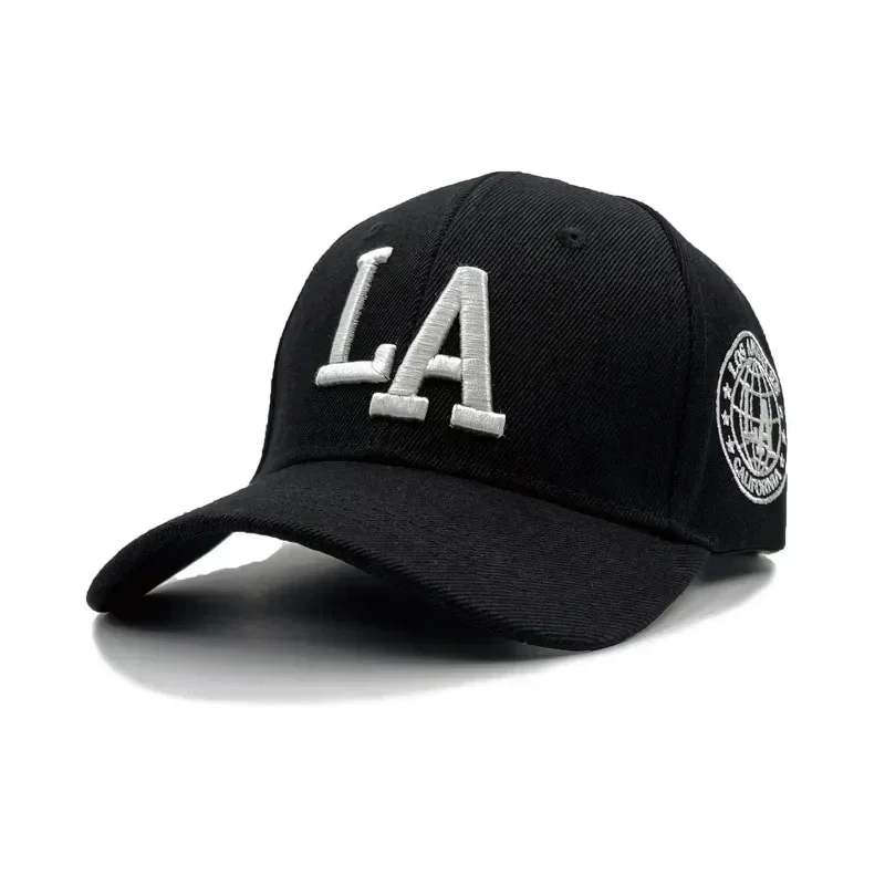 New LA Embroidered Foreign Trade Hat Spring and Summer Outdoor Tourism Sunshade Hat Leisure Sports Baseball Hat