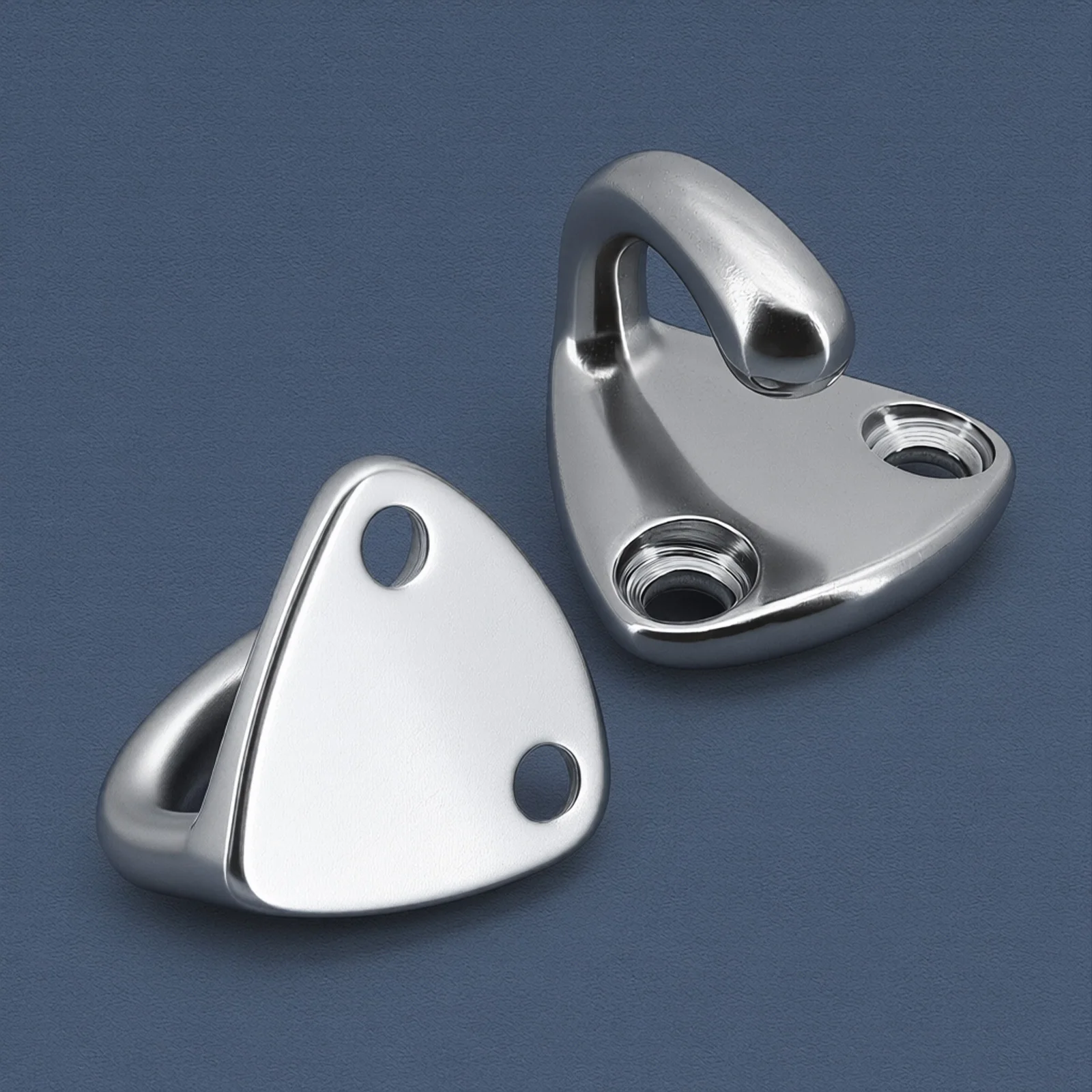 10/20 Pieces Boat Ship Fender Hook Marine Grade Hardware 316 Stainless Steel Spring Fending Clip Hook Eye Anti-collision Hooks