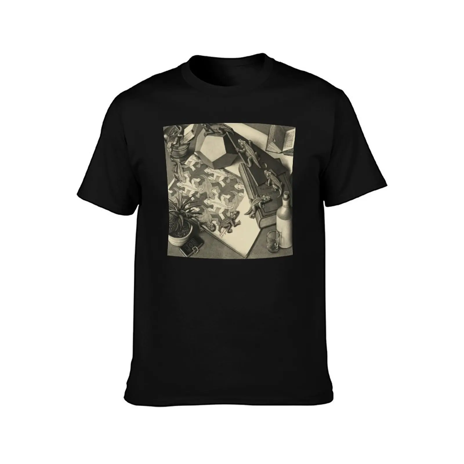 Reptiles shirt - Escher t shirt luxury t for man T-Shirt man