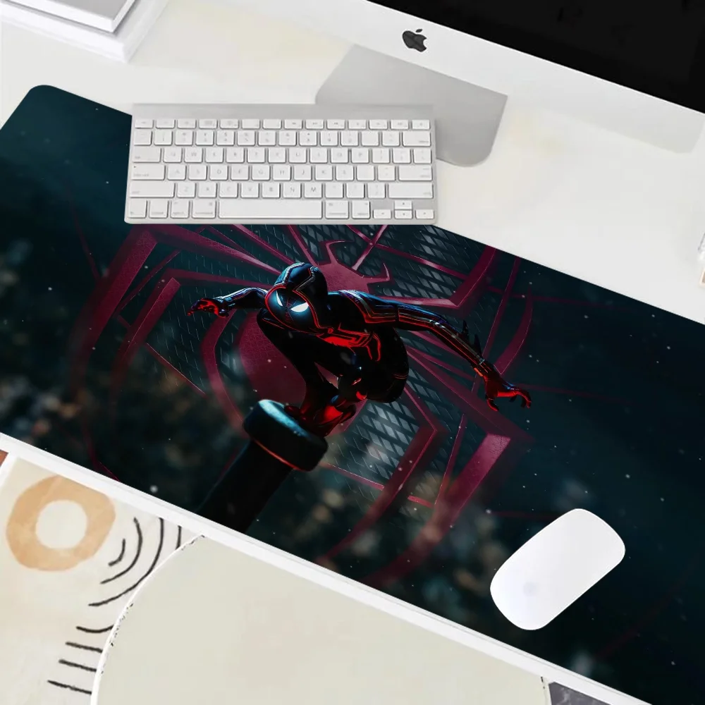 Neon Spiderman Mousepad Mouse Mat Desk Mat With Pad Gaming Accessories Prime Gaming XXL Keyboard Pad Padding Mat