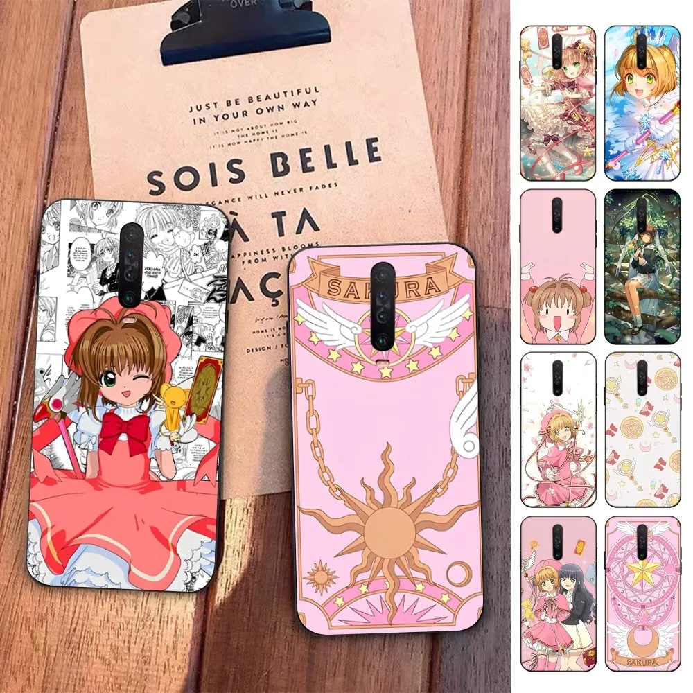 Japanese Anime C-Cardcaptor S-Sakura Phone Case For Redmi 5 6 7 8 9 10 plus pro 6 7 8 9 A GO K20 K30 K40 pro plus F3 Fundas