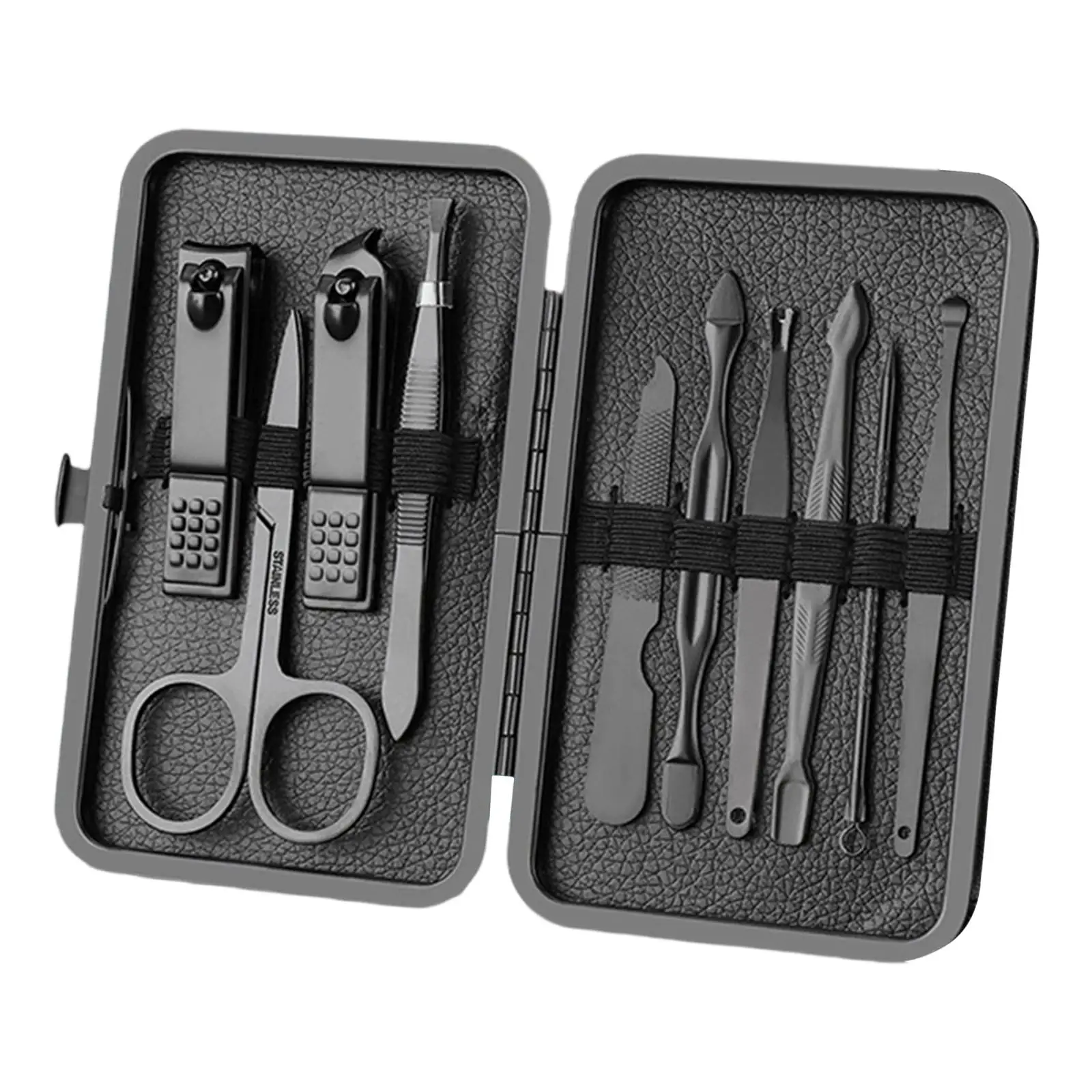 Multifunctional Nail Clippers Set Stainless Steel Nail Tool Kit for Fingernails Toenails and Facial Care