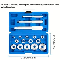 17 Uds. Herramienta removedora de controlador de sello de carrera de rodamiento con juego de controlador de sello anillo exterior de rodamiento, anillo de carrera, anillo de sello de aceite