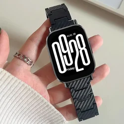 Carbon Fiber Watch Band For Xiaomi Redmi Watch 5 Active Wristband 20mm 22mm Strap For Redmi Watch 5 Lite Bracelet accessories