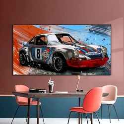 5D Diamond Painting Wall Art Decor Modern Popular Colorful Racing car Cross Stitch Rhinestones Embroidery Diamond Mosaic