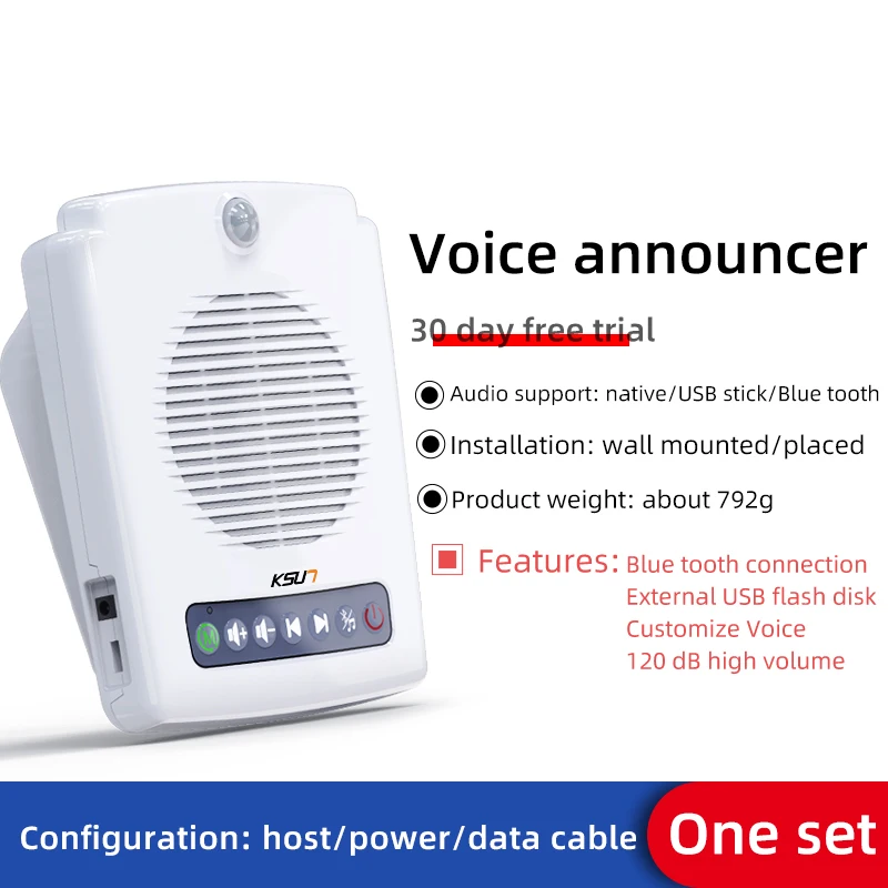 

Wall Mount Amplifier Speakers Loudspeaker Portable Walkie Talkie Blue Tooth Speaker for School Classroom Meeting Room KSUT SP5