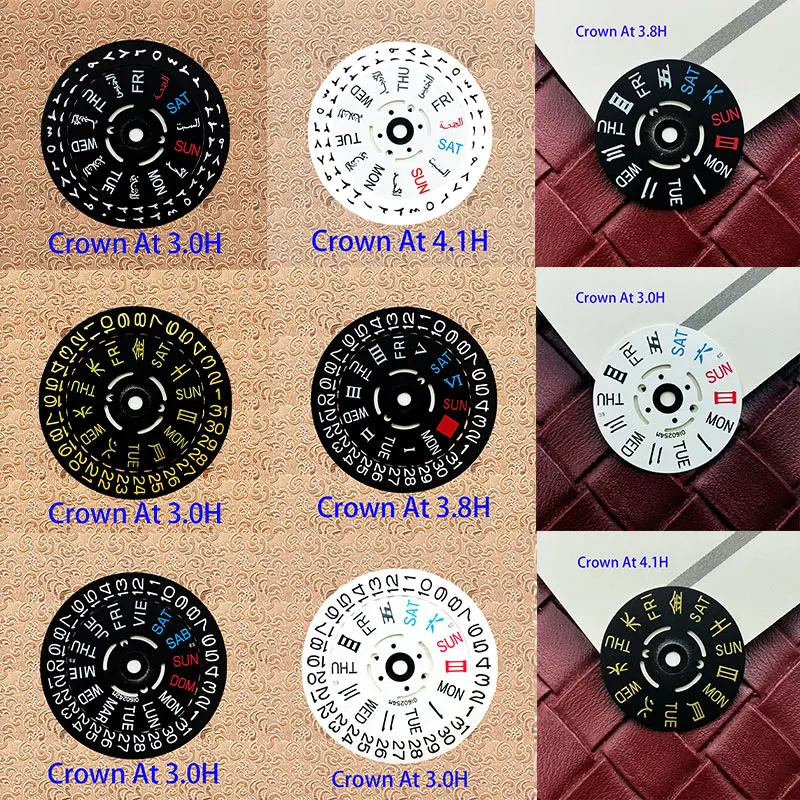 

NH36 NH35 Movement Date Wheel Dial Kanji Wheel Mechanical Wristwatches NH35a NH36a Movement Date Week Dial Movement Parts Gifts