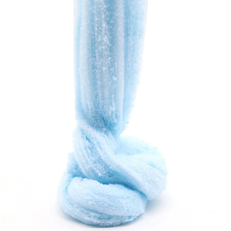 子供向けの1PCイースタースライムエッグボール幼児インタラクティブプレイハウスキットDIYクラフトソフトスクイーズふわふわの粘土をフォーカス追加