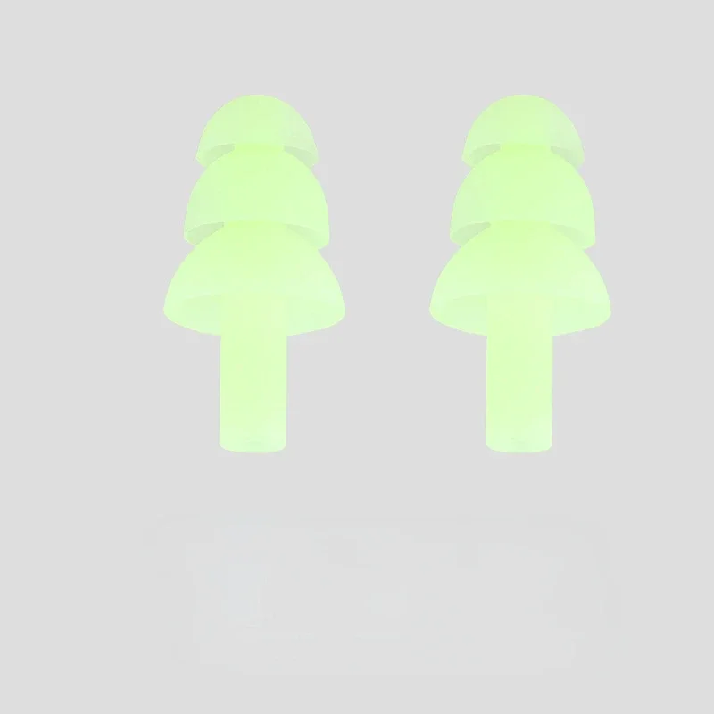 【67】Swimming Earplugs Ingress Three-layer Silicone Protective Earplugs Anti-noise Children\'s Professional Swimming Equipment