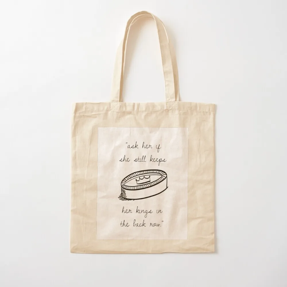 Catcher in the Rye - Kings in the Back Row Tote Bag bags for women bags woman 2025 cloth bag woman