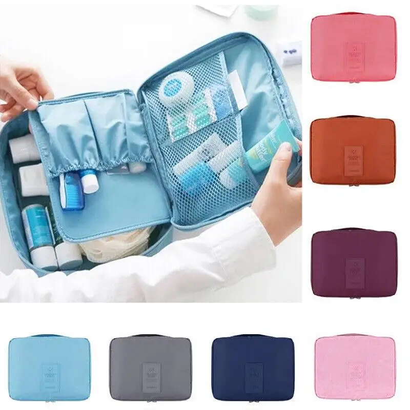 New Toiletries Organizer Cosmetic Bags Girl Outdoor Travel Makeup Bag Women Personal Hygiene Waterproof Tote Beauty Cases 2022