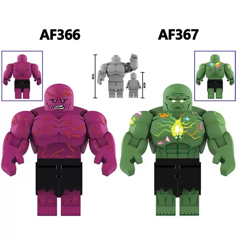 Nouveau film chaud Hulk héros personnage blocs de construction jouet classique figurine briques Puzzle jouets garçons pour enfants cadeau