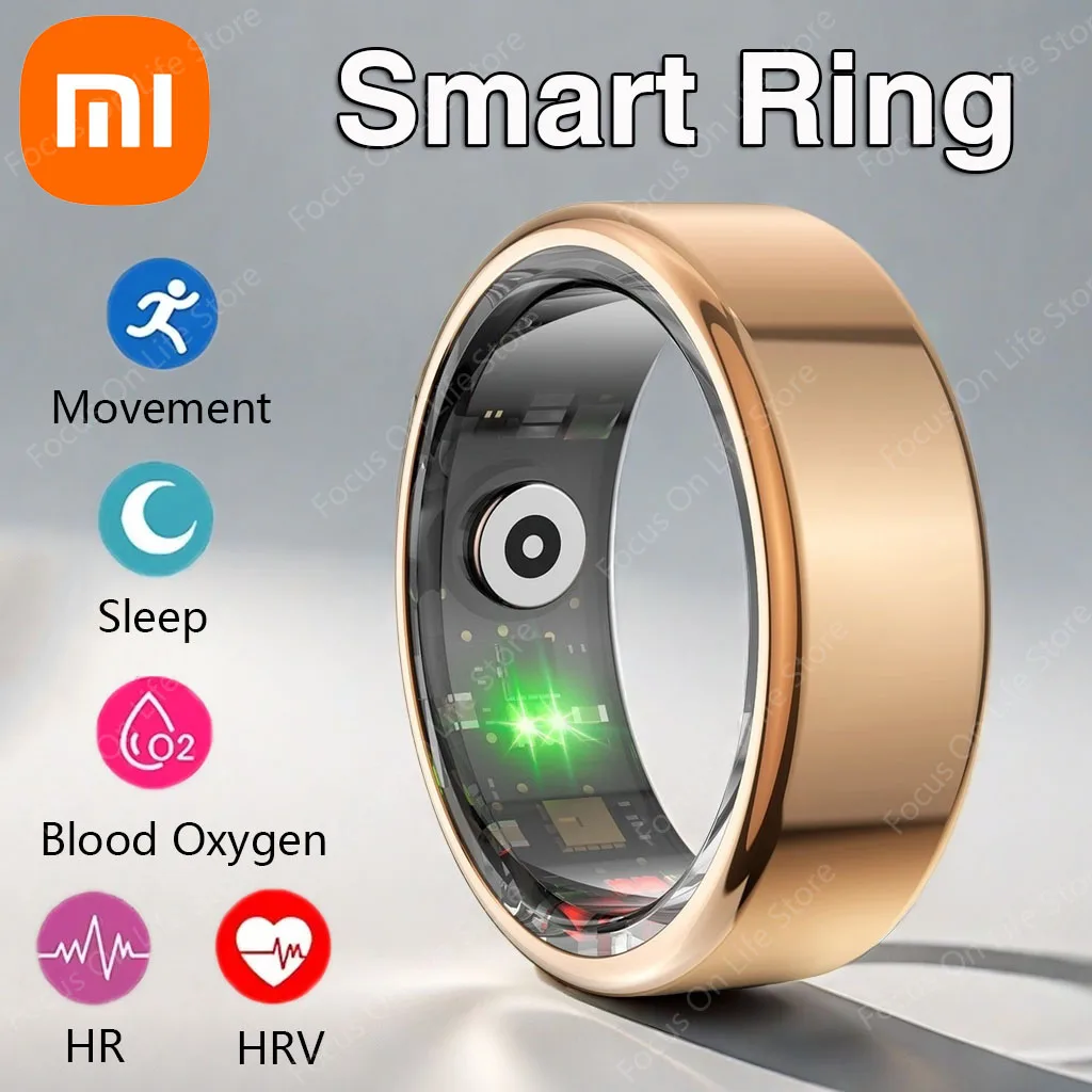 Xiaomi Smart Ring Bluetooth Health Monitoring Oxygen Sleep Heart Rate Multi-sport Modes Waterproof  IP68&5ATM Men Women Ring