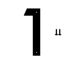hot sale 2.5 /3/4/5 inch 1pcs house number address street iron metal sign plate hanging dec plates garden Letter Plaques Signs