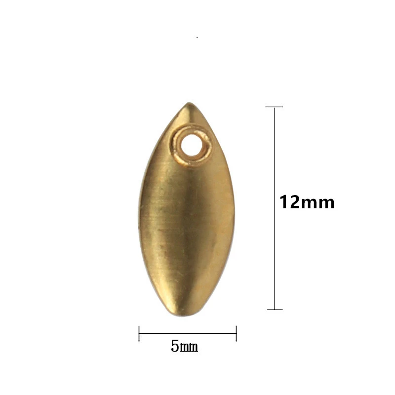 50pcs/lot Fishing Spinner Metal Spoon Bait Trout Frogs Vib Reflective Stainless Steel Sheet Noisy Spoons Lure Accessories