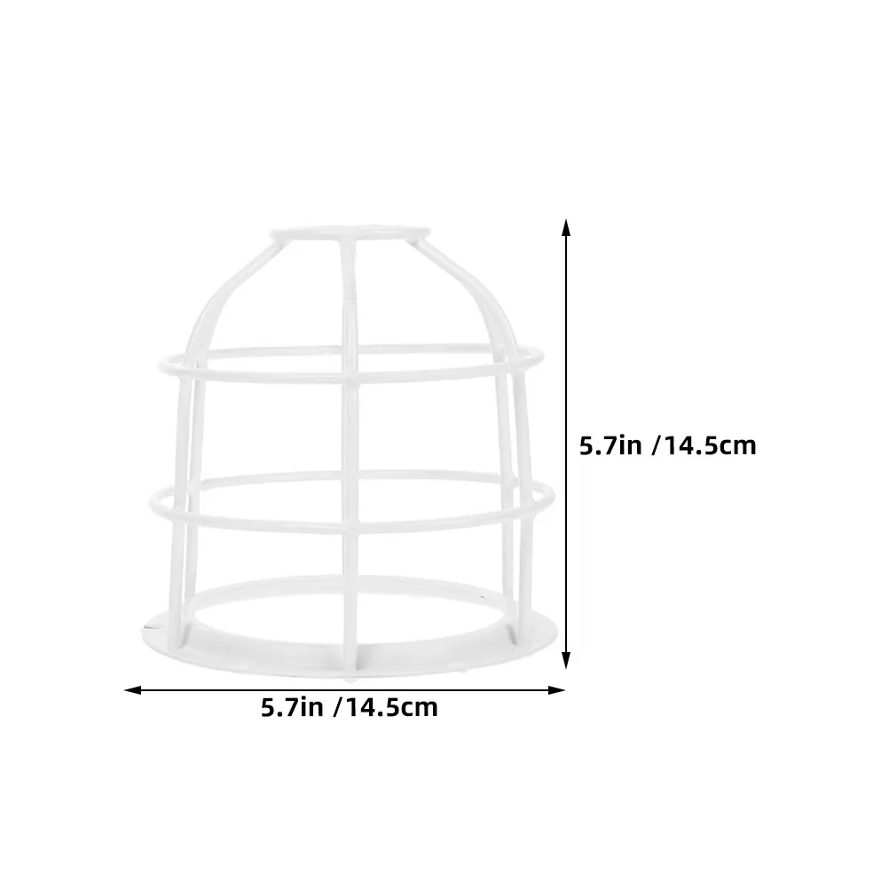 2Pcs Heavy Duty Wire Light Bulb Protector Cage Stainless Steel Lamp Safety Cover for Industrial Workshop Outdoor Bulb Guard
