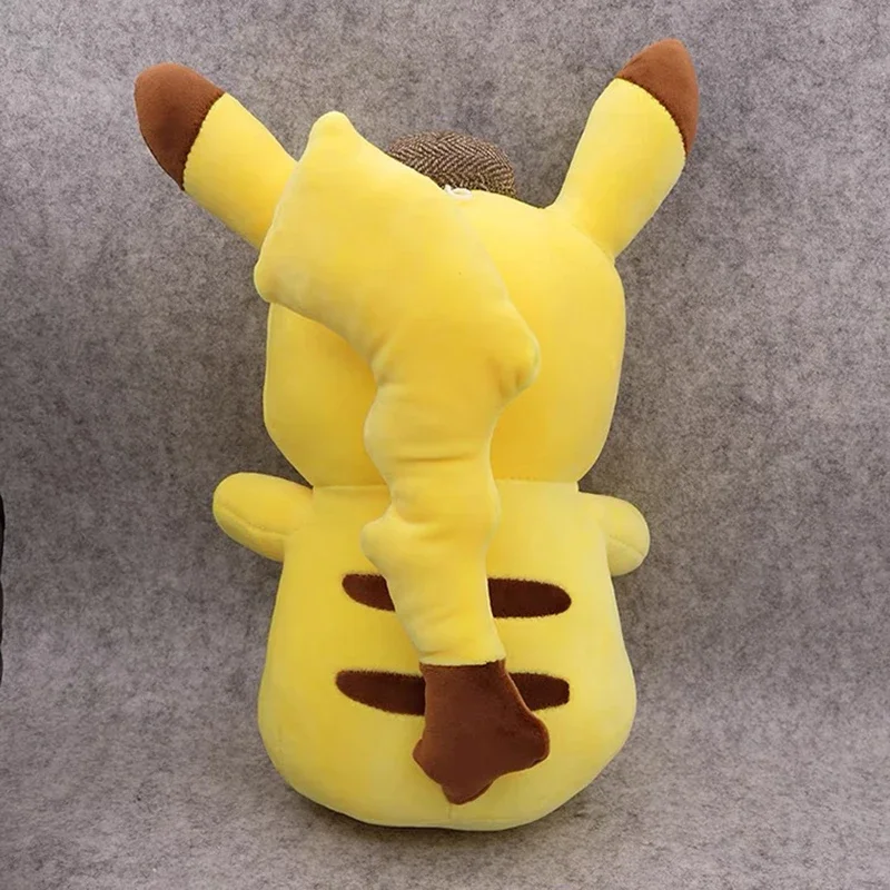 Pokemon Pikachu juguetes de peluche Pokémon Anime Plushie muñecas 30/50cm lindo almohada de peluche Detective Pikachu regalo de Navidad para niños