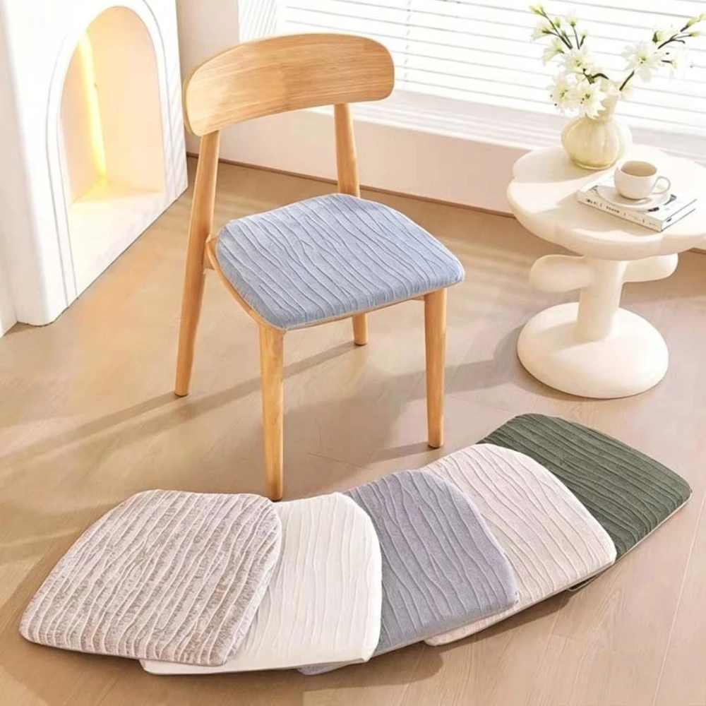 1/2/4pcs Horseshoe Chenille Seat Cushion 40*43cm Non Slip Thick Hip Support Pad Removable Chair Mat for Dining Room Home Office