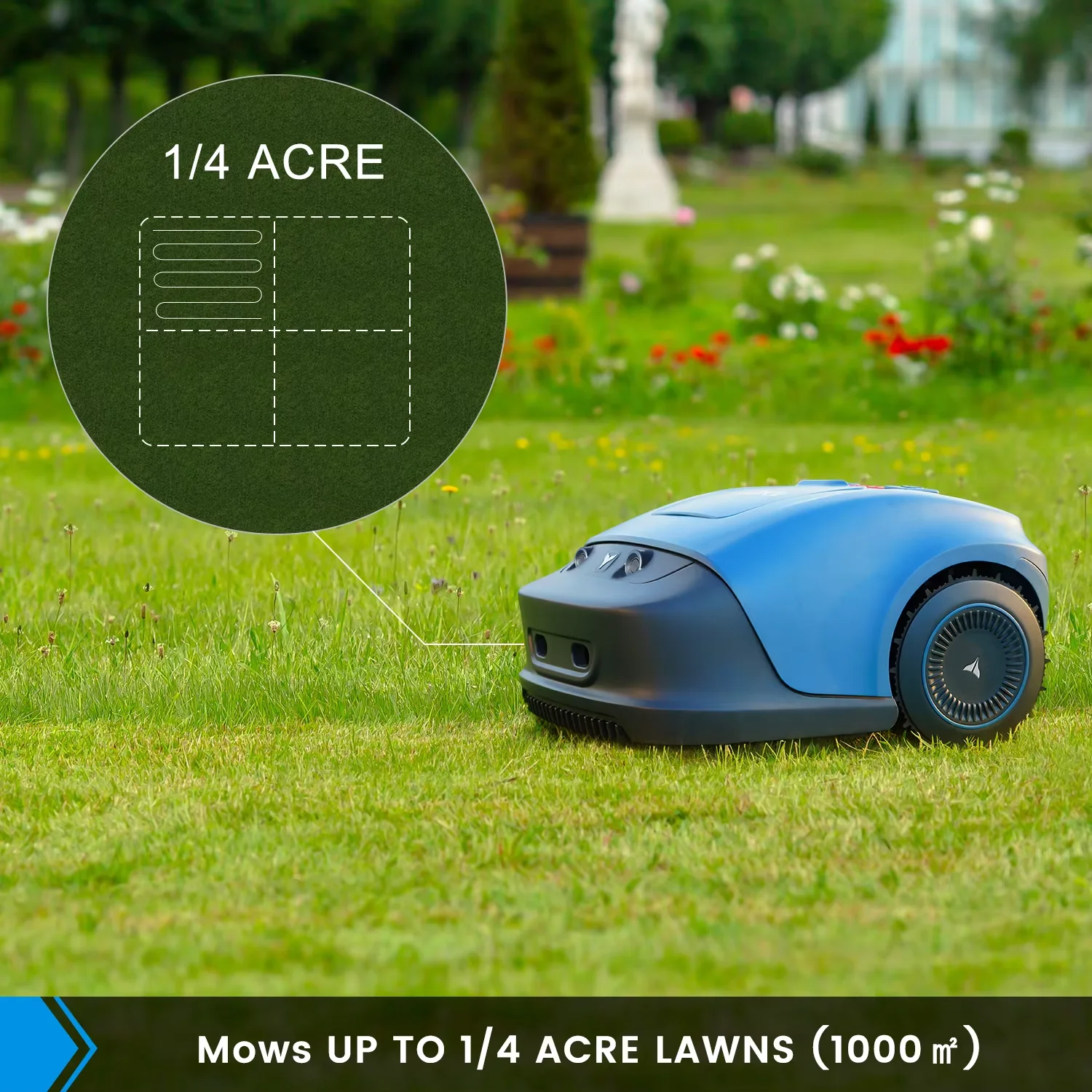 OEM Factory Robotic Lawnmower Self-Propelled with GPS Navigation Grass Cutter Battery App Control Portable  Weeding  Mower