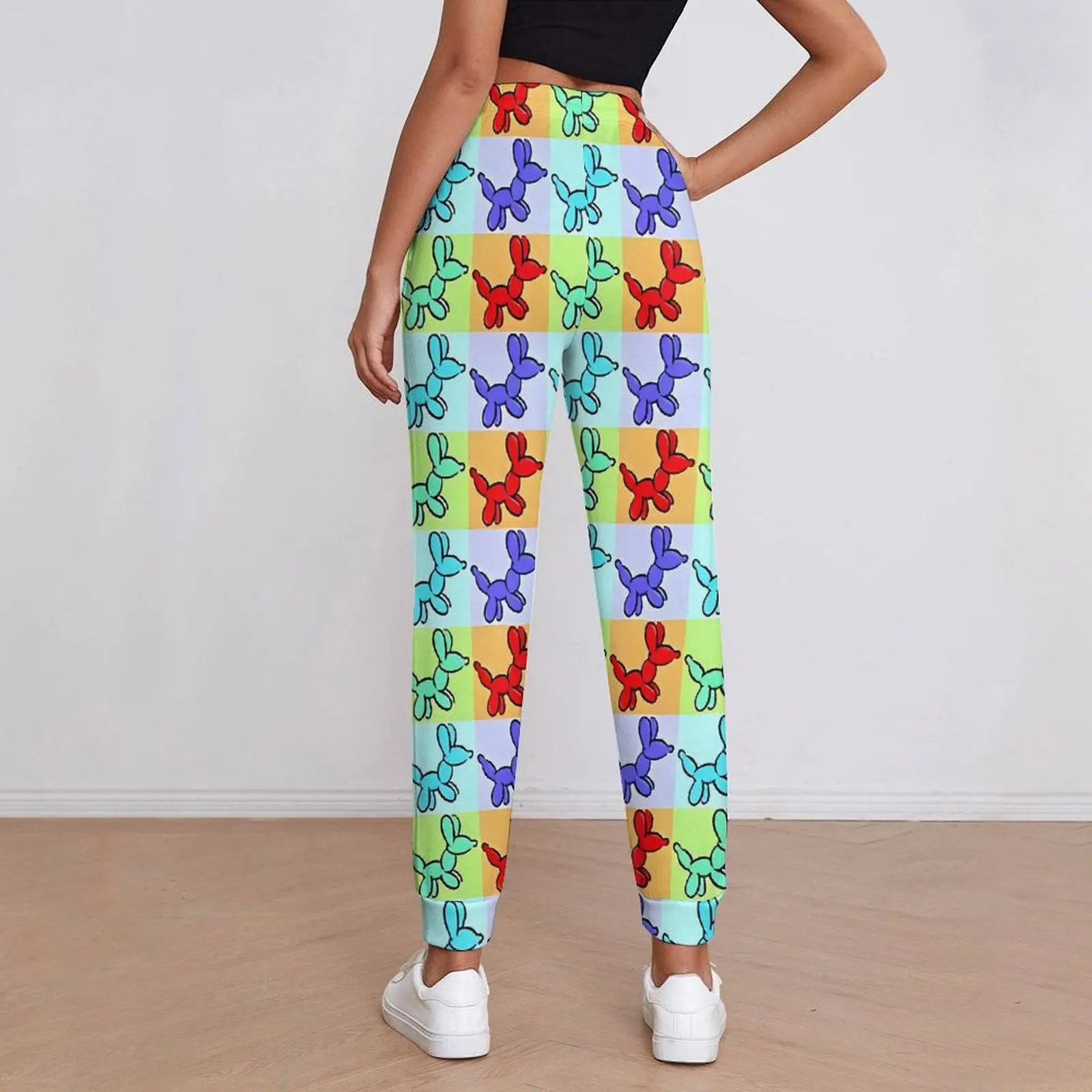 Balloon Dogs Pants Animal Pop Art Y2K Sweatpants Spring Female Modern Custom Oversize Trousers Gift