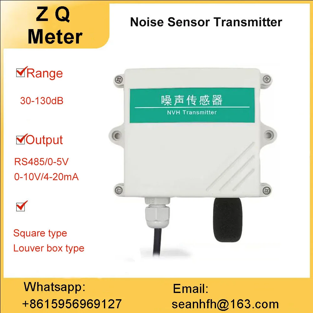 

Environmental noise sensor RS485 industrial-grade high-precision meteorological noise transmitter tester shell tester