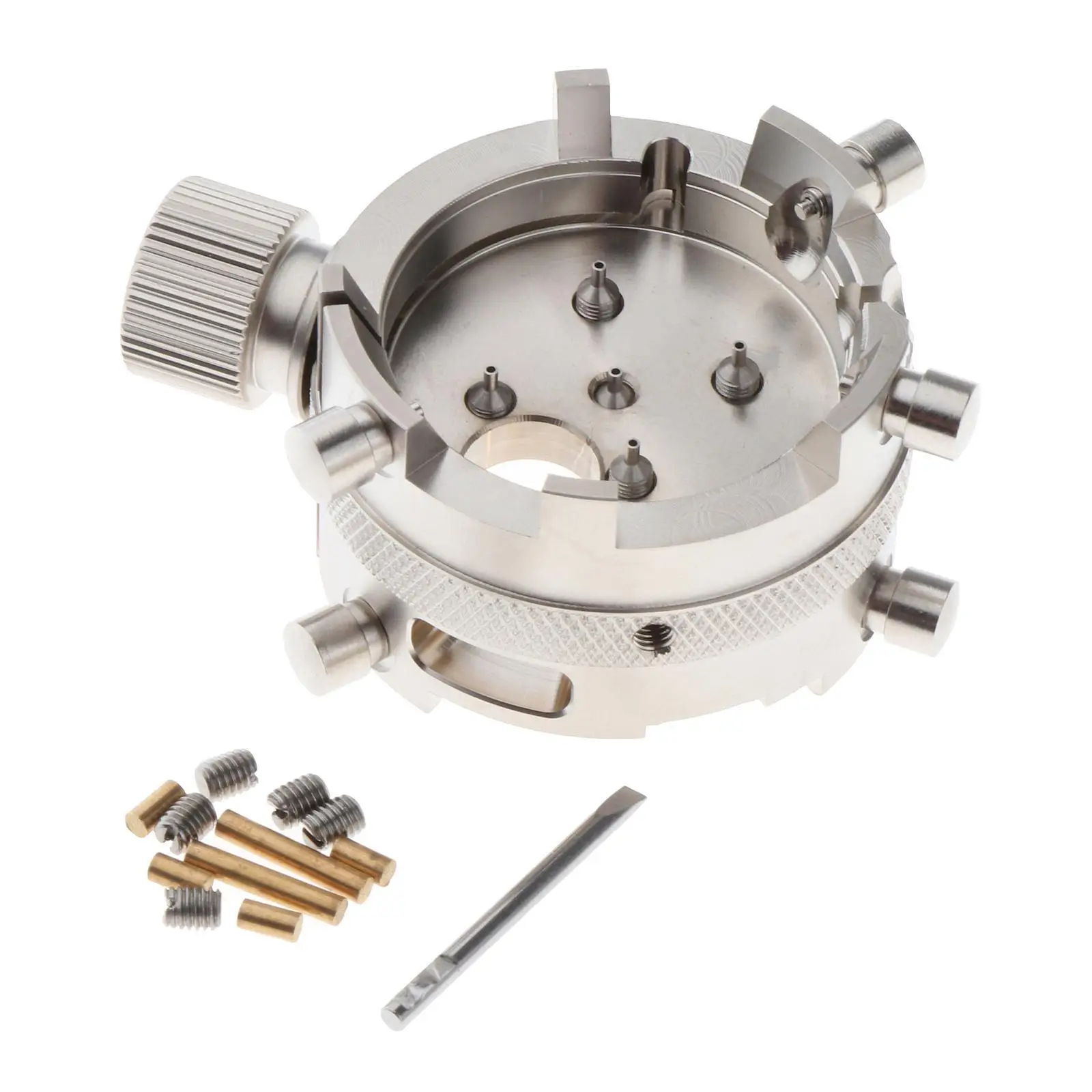 All Steel Movement Holder for Watches Adjustable Repair Tool Movement Base for Watchmaker for 7750 7751 7753 Models