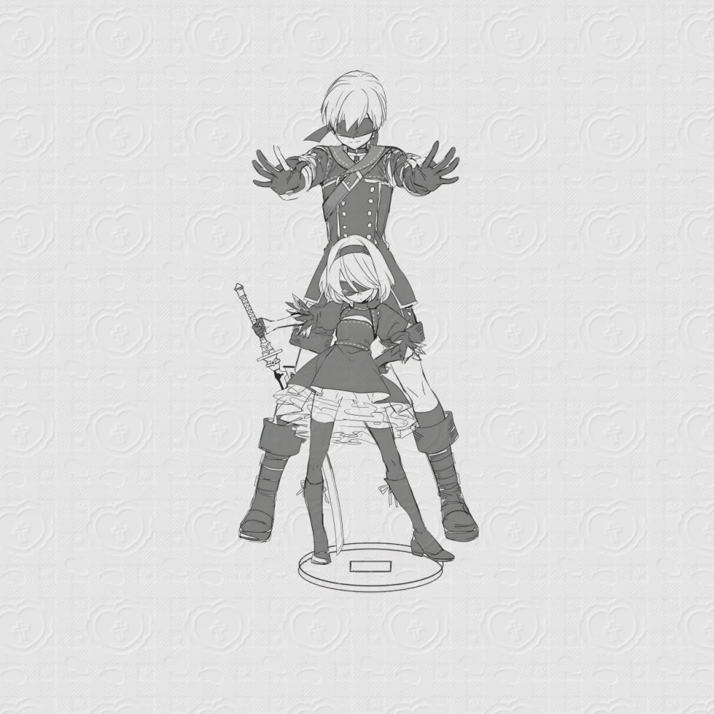 15 سنتيمتر لعبة NieR: ورشة أوتوماتا الاكريليك حامل نموذج تأثيري شخصيات سحرية حلية اكسسوارات عيد الميلاد جمع الهدايا