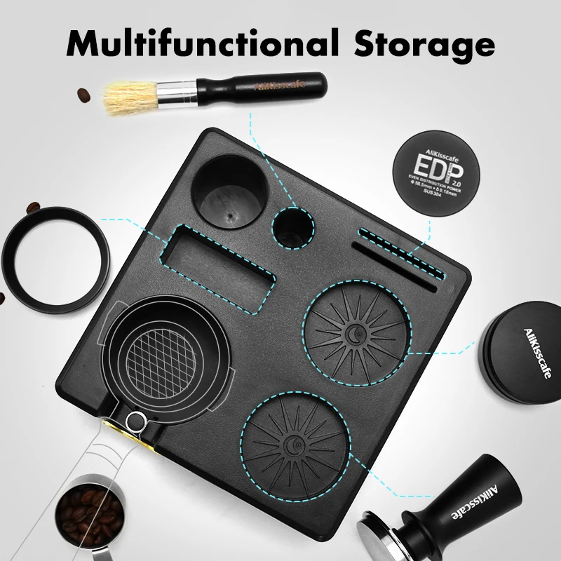 AliKisscafe محطة دك القهوة Portafialter حامل 51 مللي متر 54 مللي متر 57 58 مللي متر ل Delonghi Breville اسبريسو ملحق أدوات باريستا #5