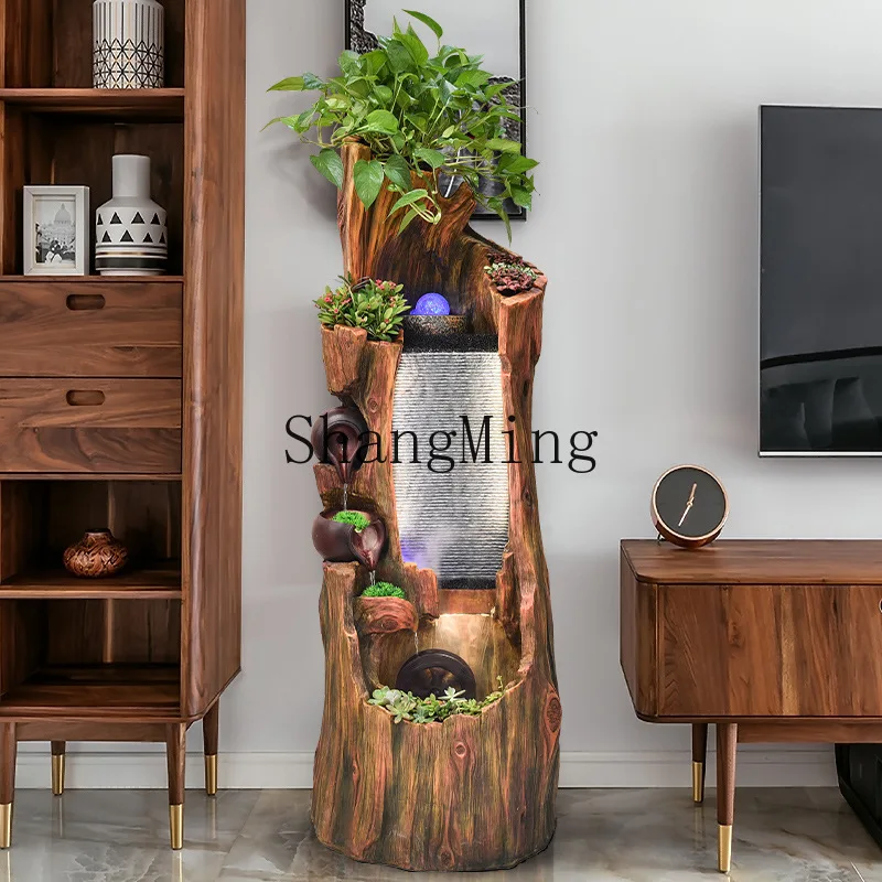 

CL Living Room Home Decoration Feng Shui Wheel Flowing Water Fountain Ornament Balcony Courtyard Landscape Decoration