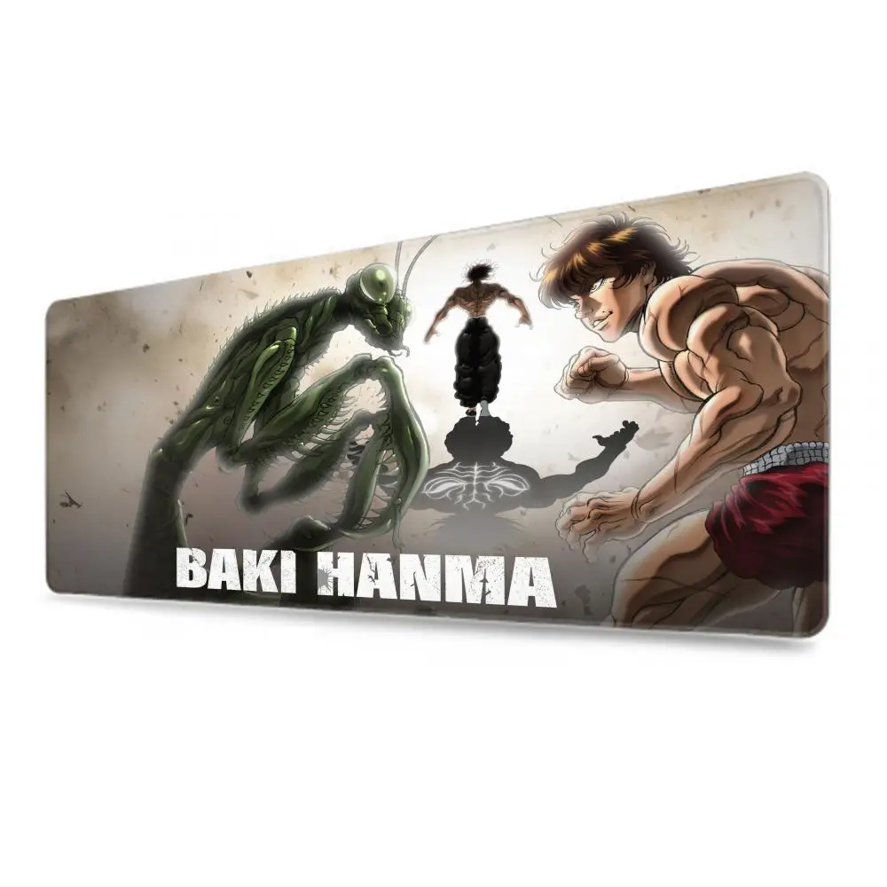 باكي هانما يوجيرو أنيمي أبيض وأسود مانغا جديد مكتب الفئران ألعاب لينة ماوس الوسادة حجم للوحة المفاتيح حصيرة صديقها هدية #3