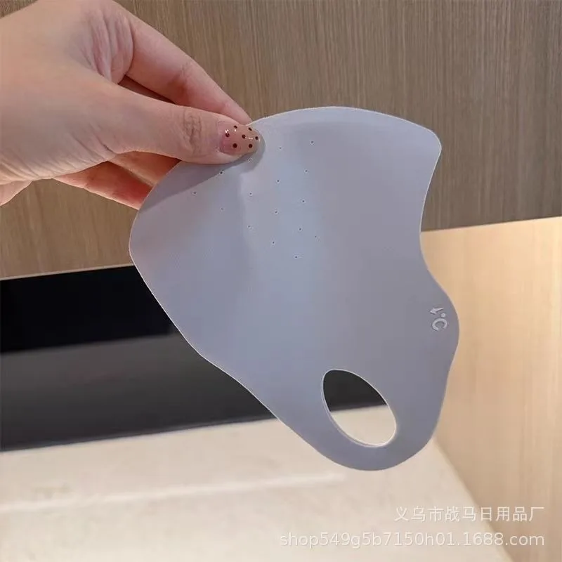 Новая 3D бесшовная тонкая дышащая солнцезащитная маска - защита от ультрафиолета для женщин, летний элитный стиль из ледяного шелка