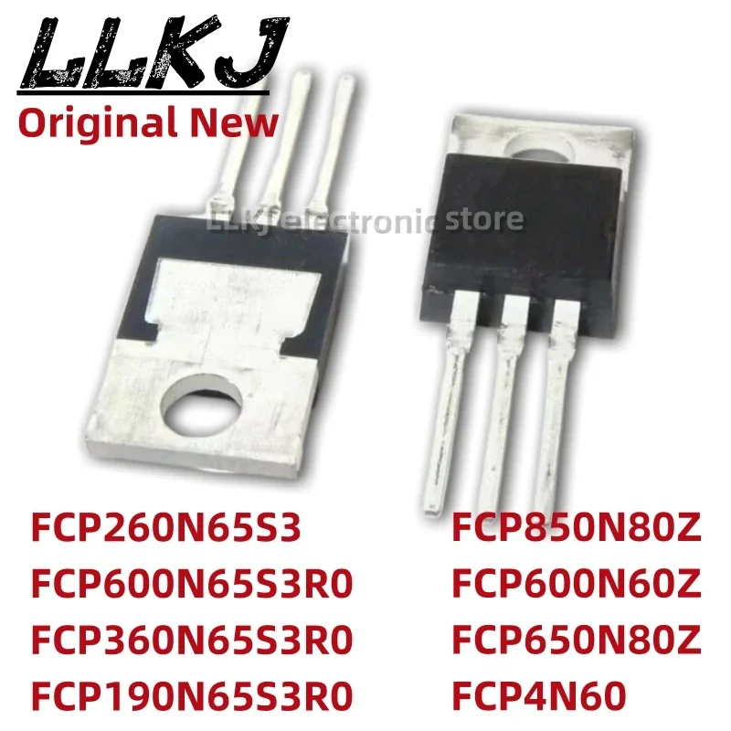 1pcs FCP260N65S3 FCP600N65S3R0 FCP360N65S3R0 FCP190N65S3R0 FCP850N80Z FCP600N60Z FCP650N80Z FCP4N60 TO220 MOS FET TO-220