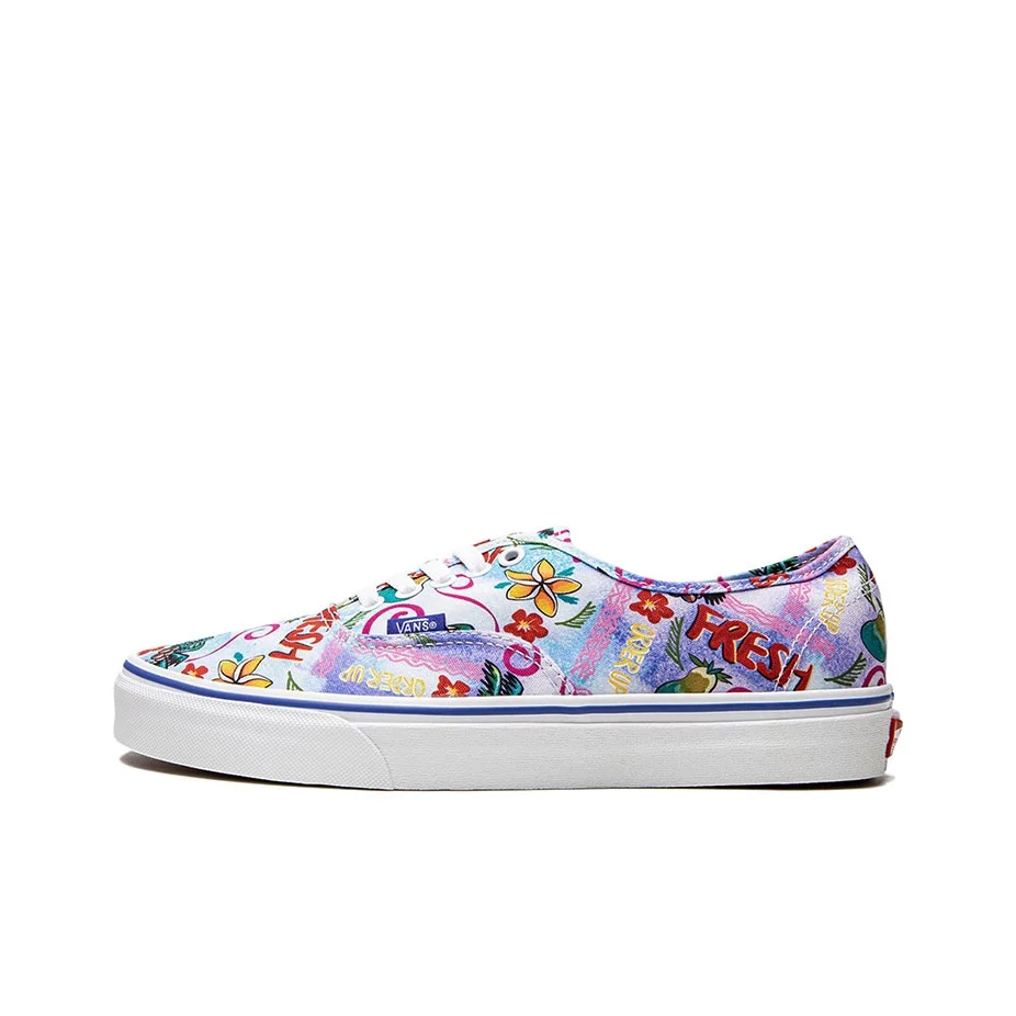 Vans Authentic Skateboard Shoes Unisex Low Top Multicolor