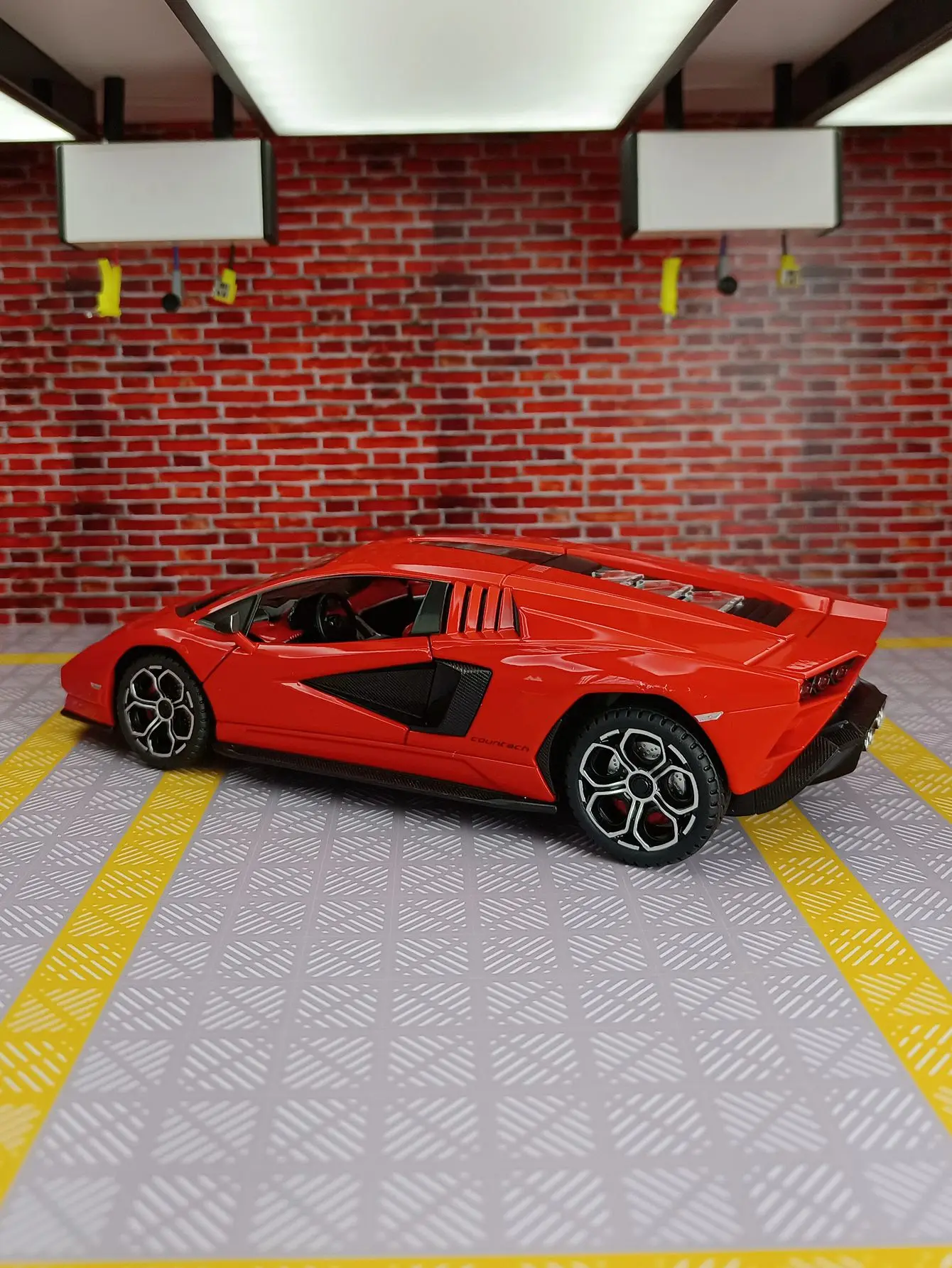 1:24 Lamborghinis Lpi-800 Simulation Alloy Sports Car Model Sound And Light Pull Back To Children's Toys