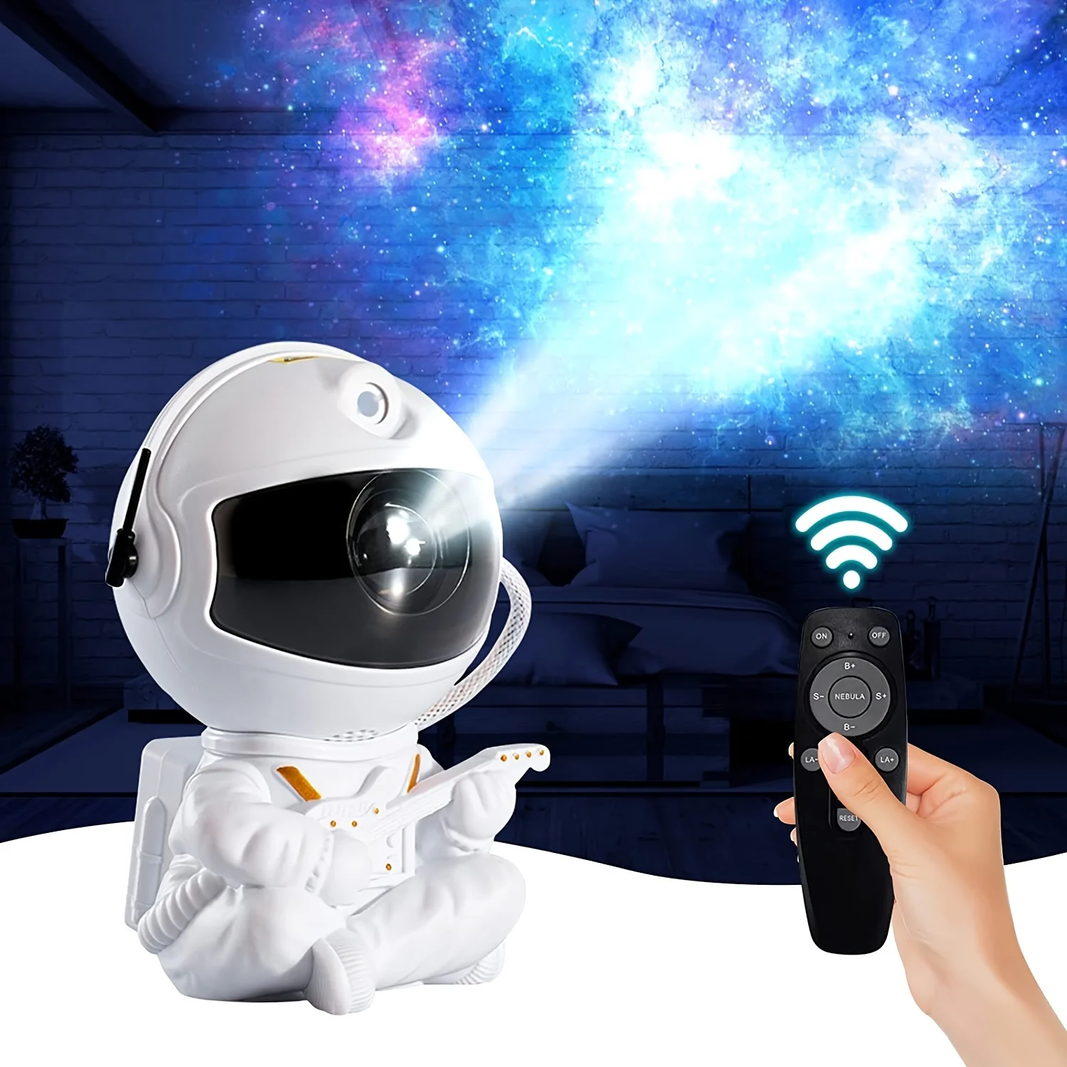 Star Projector  Night Light - Astronaut Space Projector, Starry Nebula Ceiling LED Lamp With Timer And Remote, Room Decor Aesthe