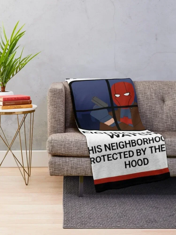 Red Hood Neighborhood Watch Throw Blanket Sleeping Bag Hair Fashion Sofas bed plaid Blankets