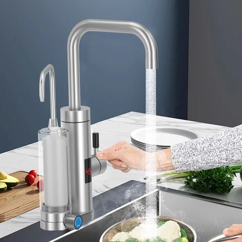 Multi-functional Water Purifier and Heater Machine Three-in-one Cold and Hot Water Faucet Rapid Heating Instant Kitchen Faucets