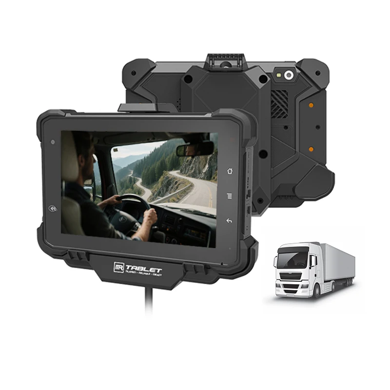 7 Inch 1000 Nits Highlight IP67 Android 13 Tablet with 8+128G Memory and RS232/RJ45/CANBus for Fleet Management